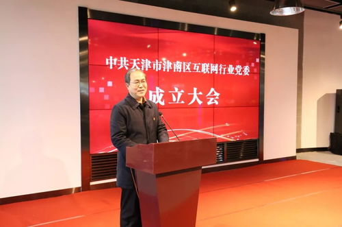 党建之光 天津市津南区互联网行业党委成立大会在华录未来科技园举行